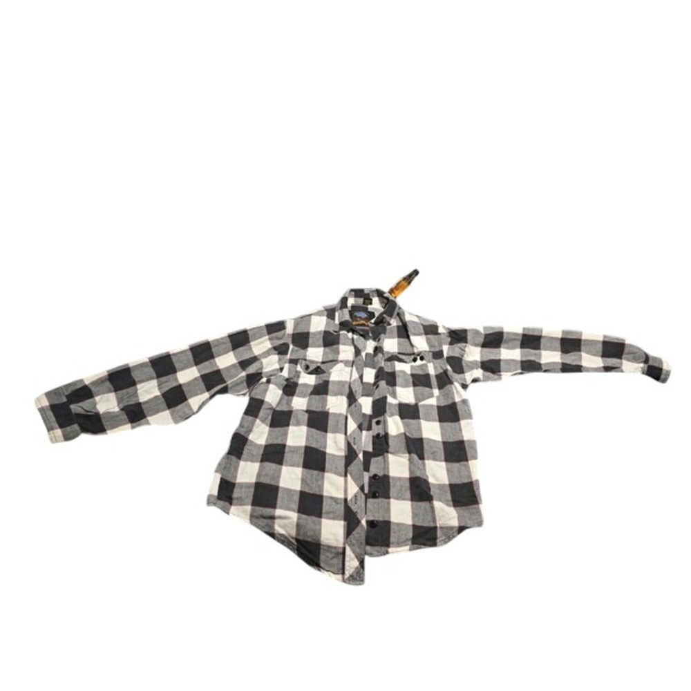 VINTAGE! Stone Canyon Authentic Clothing Mens Flannel Shirt Plaid Long Sleeve L